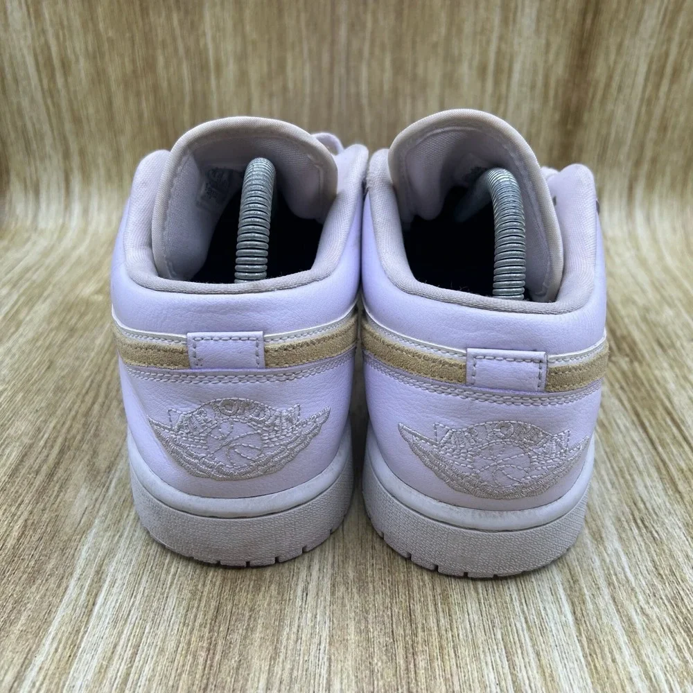 Men's Size 9 Women's 10.5 - Nike Air Jordan 1 Low Barely Grape‎ Shoes DC0774-501